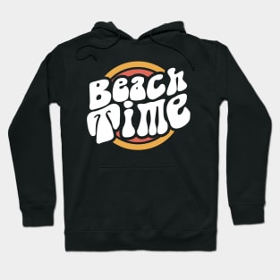 Vsco Girl Vintage Beach Time Retro Aesthetics Circles Hoodie